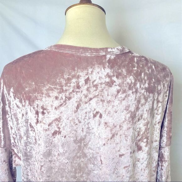 ELLA MARA ANTHROPOLOGIE CRUSHED VELVET LACE UP - Picture 6 of 9